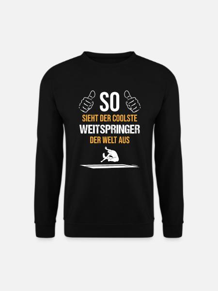 Weltbester Weitspringer Coolness Geschenk - Unisex Pullover - Schwarz