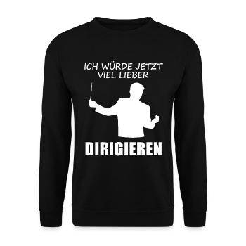 Je préfère de loin conduire maintenant - Cadeau - Sweat-shirt Unisexe - noir - Devant - Alina (178cm) & Michal (187cm)