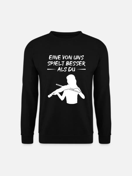 Virtuoso Violinist Can Gift - Unisex Sweatshirt - black