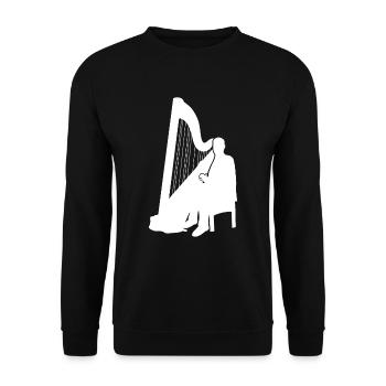 Harp Sound Master Play Virtuoso - Unisex Sweatshirt - black - Front - Alina (178cm) & Michal (187cm)