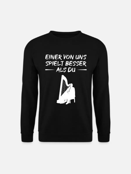 Harp Master vous surpasse facilement - Sweat-shirt Unisexe - noir