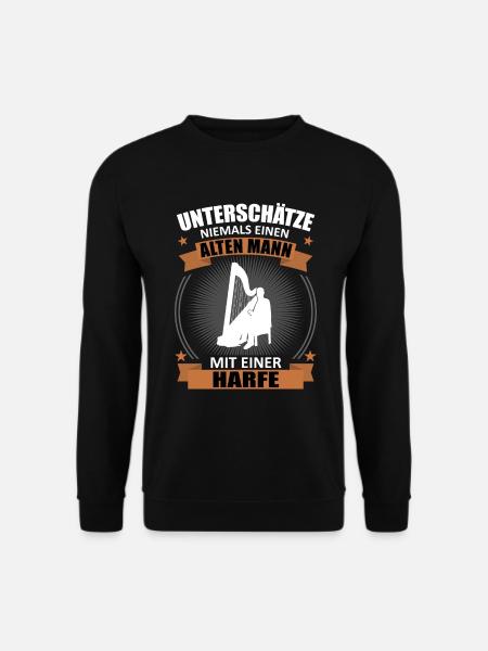 Harp Wisdom Age Power Gift - Unisex Sweatshirt - black