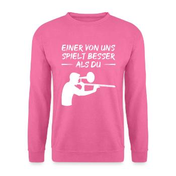 Talented Trombonist Challenge - Unisex Sweatshirt - pink - Front