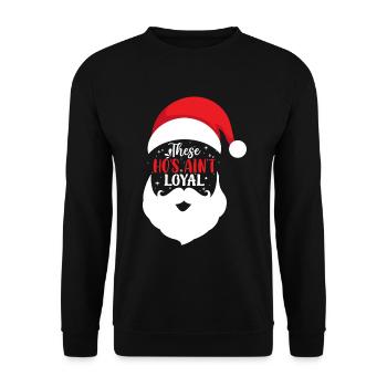 Ces ho’s ne sont pas loyaux - Sweat-shirt Unisexe - noir - Devant - Alina (178cm) & Michal (187cm)