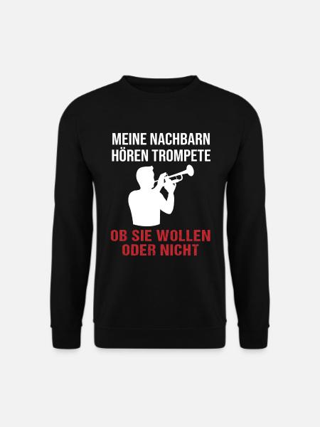Trompetenklänge – Nachbarschaftskonzert - Unisex Pullover - Schwarz