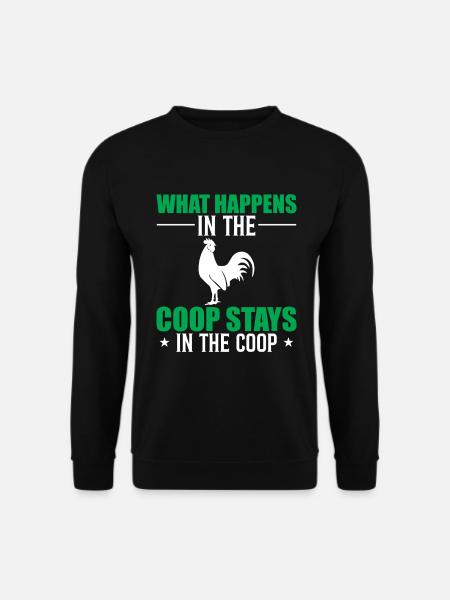 Was im Stall passiert, bleibt im Stall - Unisex Pullover - Schwarz