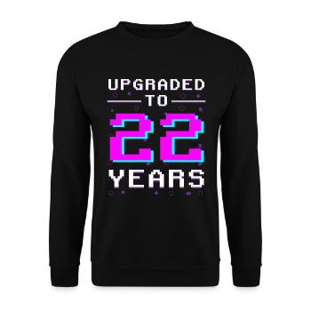 22 & Retro Gamer : Jeu sans limites - Sweat-shirt Unisexe - noir - Devant - Alina (178cm) & Michal (187cm)