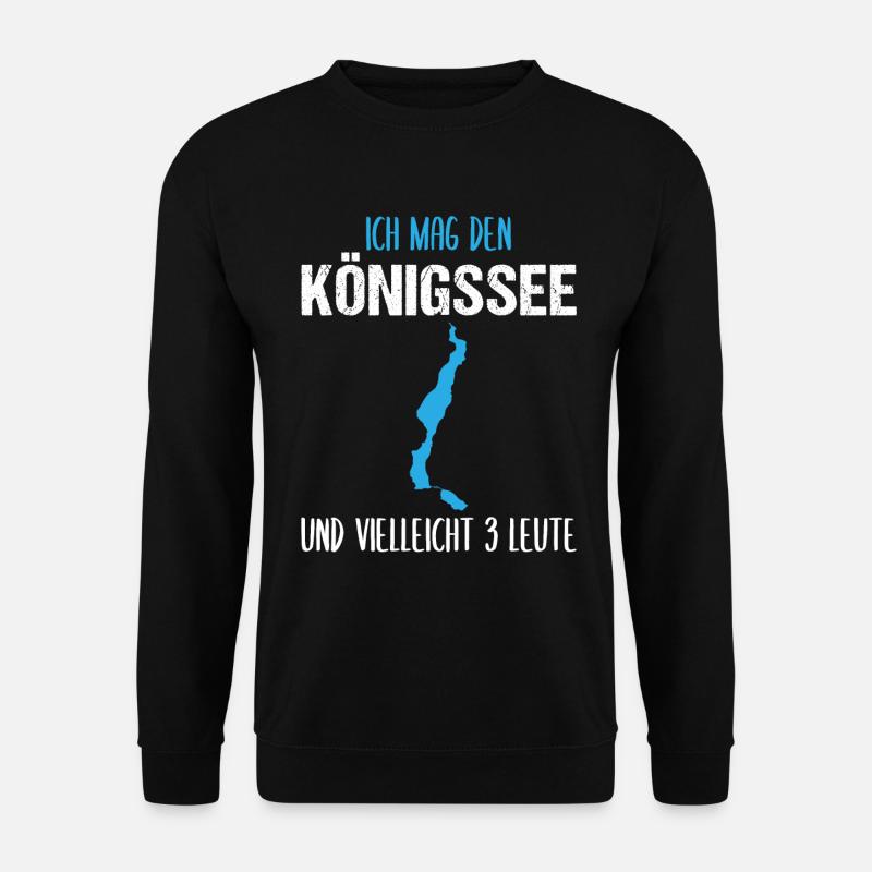 Königssee & 3 Freunde - Mehr nicht nötig! - Unisex Pullover - Schwarz