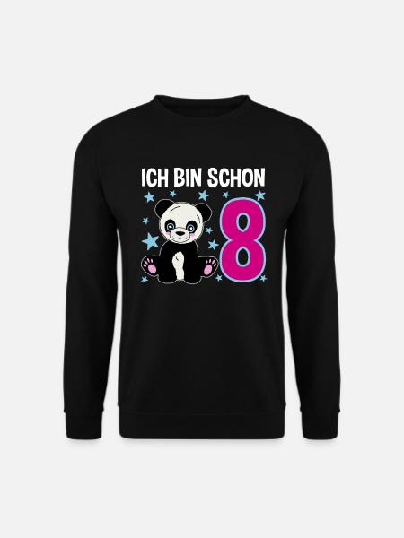 Eight Years – Panda Strong Day - Unisex Sweatshirt - black