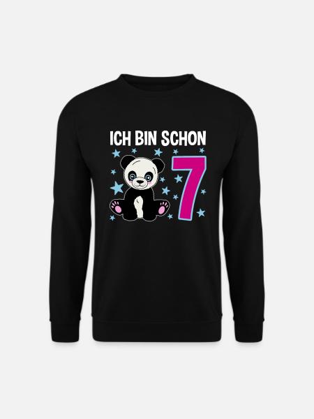 Seven Years of Panda Celebration - Unisex Sweatshirt - black