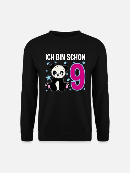 Nine Years – Panda Groove - Unisex Sweatshirt - black