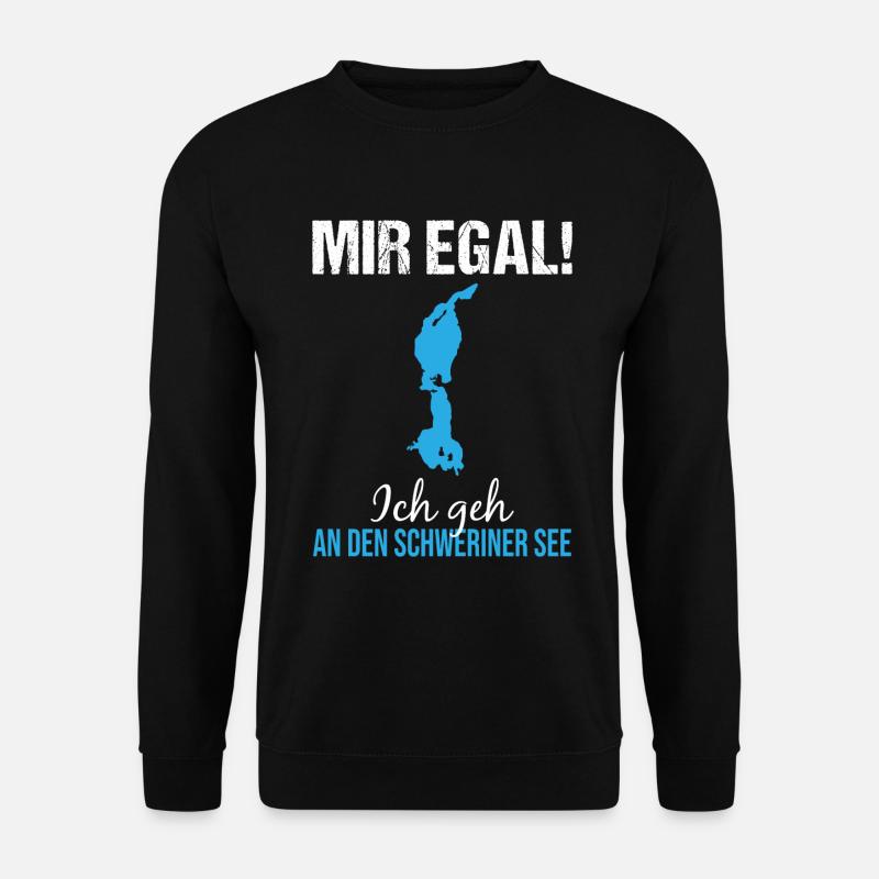 Lake Schwerin is calling - Unisex Sweatshirt - black
