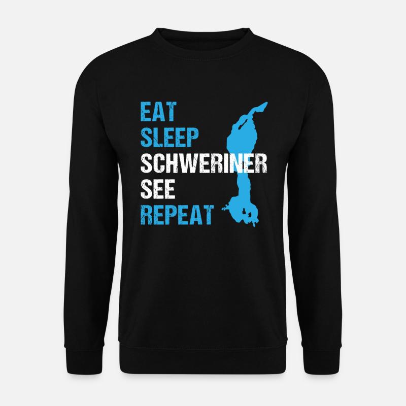Schweriner See – Mein Rhythmus - Unisex Pullover - Schwarz