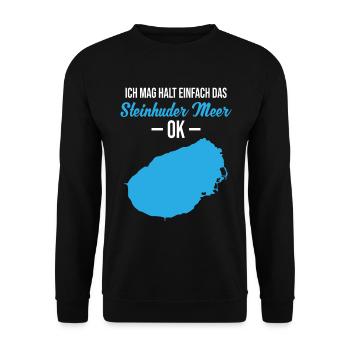 Tout simplement Steinhuder Meer Okay - Sweat-shirt Unisexe - noir - Devant - Alina (178cm) & Michal (187cm)