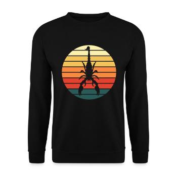 Scorpion mysticisme astrologie zodiaque cadeau - Sweat-shirt Unisexe - noir - Devant - Alina (178cm) & Michal (187cm)