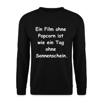 Affiche de soirée cinéma - Sweat-shirt Unisexe - noir - Devant - Alina (178cm) & Michal (187cm)