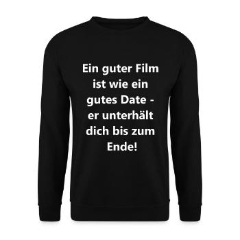 Magie du cinéma - Sweat-shirt Unisexe - noir - Devant - Alina (178cm) & Michal (187cm)