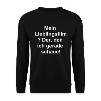 Folie cinématographique - Sweat-shirt Unisexe - noir - Devant - Alina (178cm) & Michal (187cm)