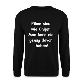 Folie cinématographique - Sweat-shirt Unisexe - noir - Devant - Alina (178cm) & Michal (187cm)
