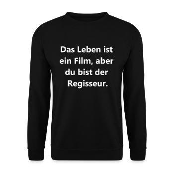 Coupe du réalisateur - Sweat-shirt Unisexe - noir - Devant - Alina (178cm) & Michal (187cm)