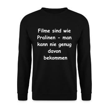 Cadeau de soirée cinéma - Sweat-shirt Unisexe - noir - Devant - Alina (178cm) & Michal (187cm)