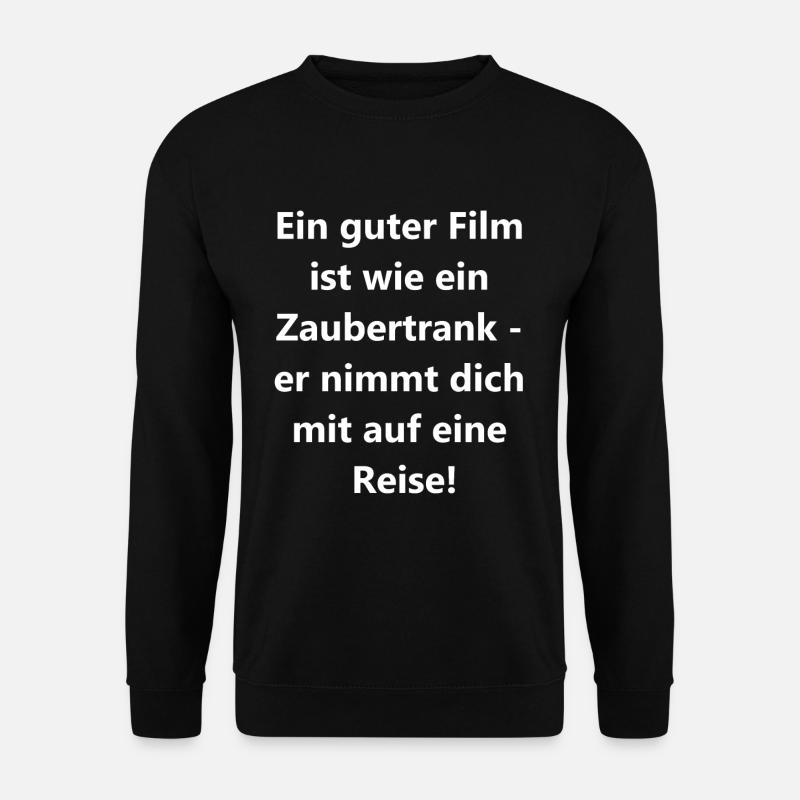 Personalized Movie Poster Print - Unisex Sweatshirt - black