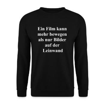 Cadeau d’émotions - Sweat-shirt Unisexe - noir - Devant - Alina (178cm) & Michal (187cm)