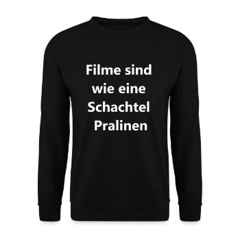 Cadeau de soirée cinéma - Sweat-shirt Unisexe - noir - Devant - Alina (178cm) & Michal (187cm)