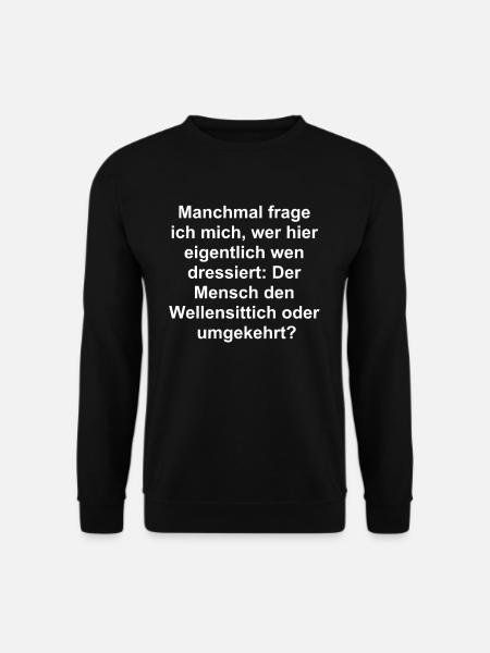 Budgie Masterpiece - Unisex Sweatshirt - black