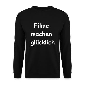 Movie Fan Gift - Unisex Sweatshirt - black - Front - Alina (178cm) & Michal (187cm)