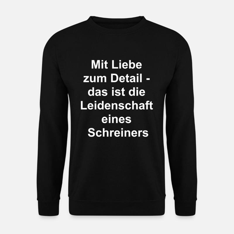 Geschenk aus Holz - Unisex Pullover - Schwarz