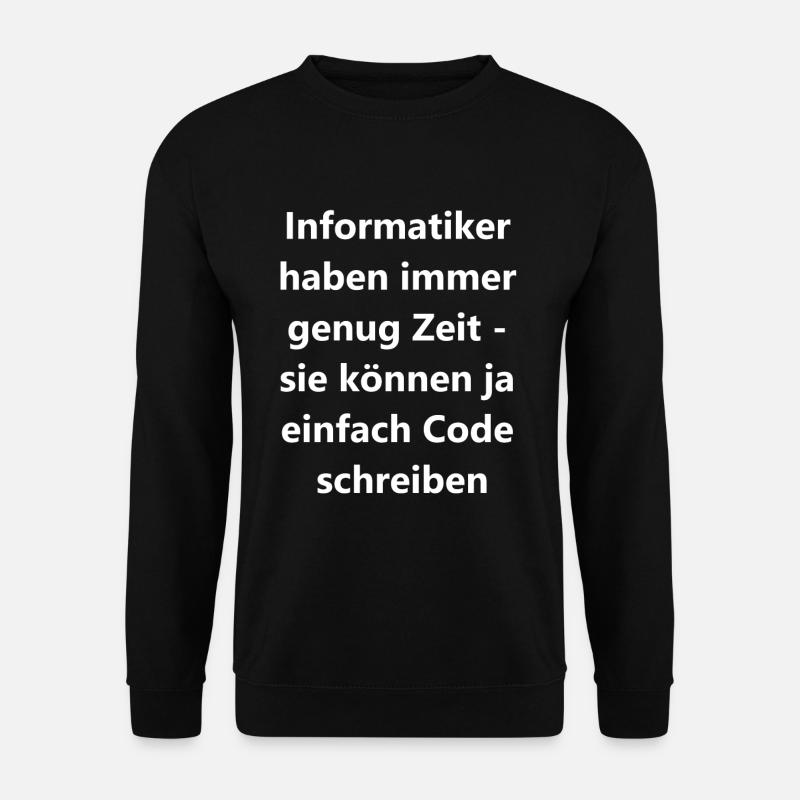 Geschenk für Nerds - Unisex Pullover - Schwarz