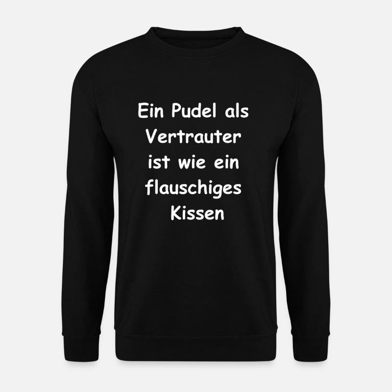 Poodle Confidant Gift - Unisex Sweatshirt - black