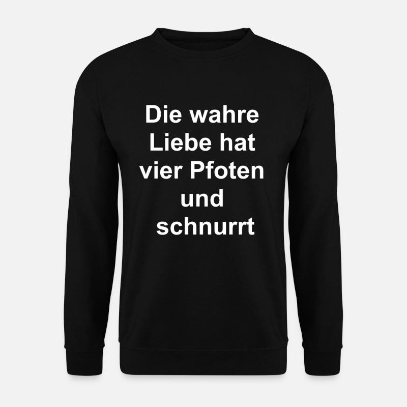 Furry Nose Gift - Unisex Sweatshirt - black