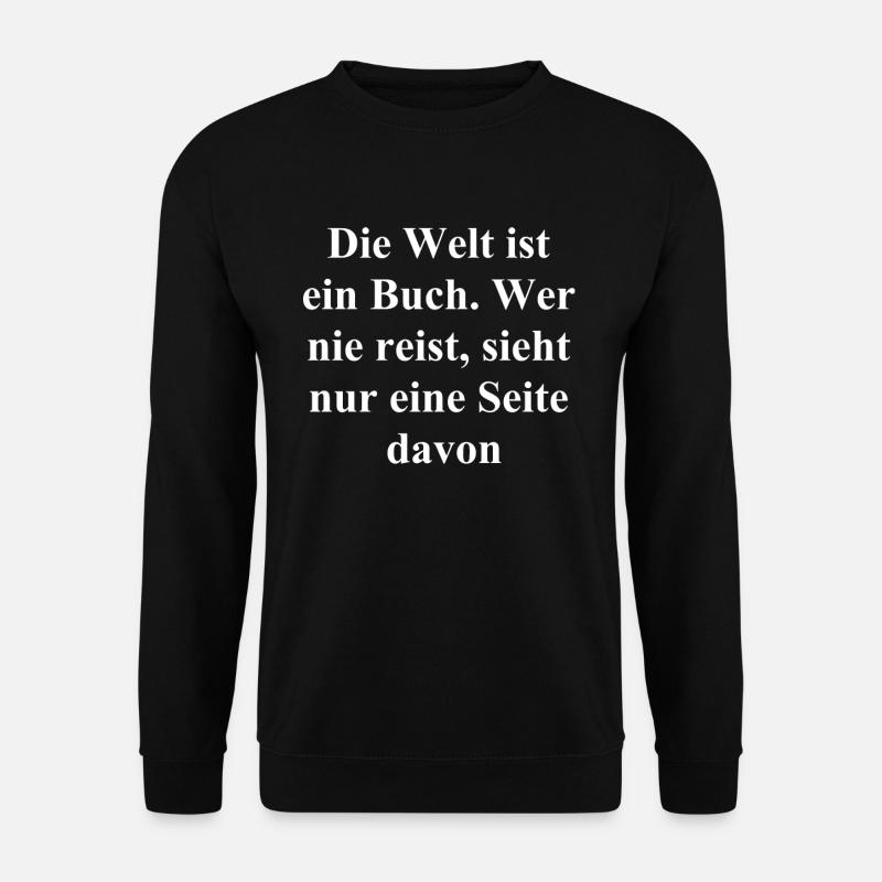 Wanderlust Gift - Unisex Sweatshirt - black