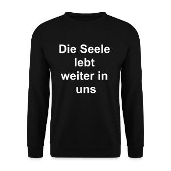 Living Memory Gift - Unisex Sweatshirt - black - Front - Alina (178cm) & Michal (187cm)
