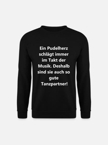 Cadeau caniche dansant - Sweat-shirt Unisexe - noir