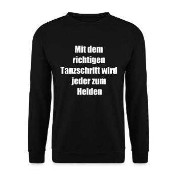 Heroic Dance Gift - Unisex Sweatshirt - black - Front - Alina (178cm) & Michal (187cm)