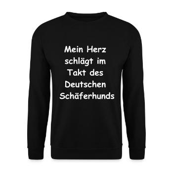 Funny gift for birthday or Christmas - Unisex Sweatshirt - black - Front - Alina (178cm) & Michal (187cm)