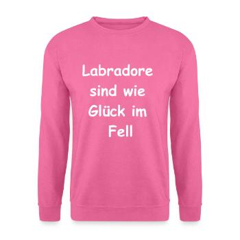 Patte porte-bonheur - Sweat-shirt Unisexe - rose - Devant