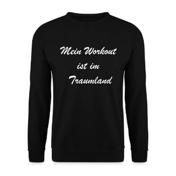 Dreamlike relaxation gift - Unisex Sweatshirt - black - Front - Alina (178cm) & Michal (187cm)