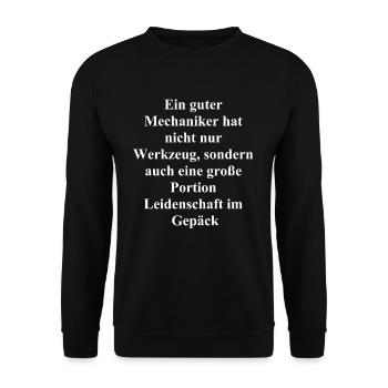 Cadeau personnalisé pour les professionnels de l’automobile - Sweat-shirt Unisexe - noir - Devant - Alina (178cm) & Michal (187cm)