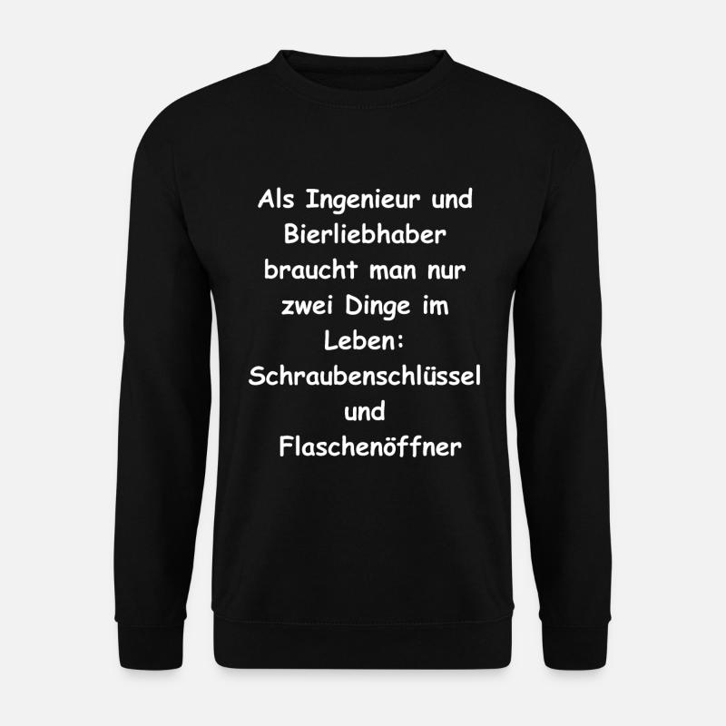 Ingenieur Geschenk - Unisex Pullover - Schwarz