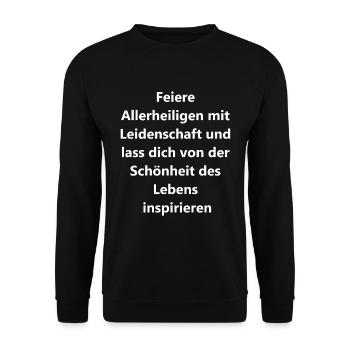 Gift for the soul - Unisex Sweatshirt - black - Front - Alina (178cm) & Michal (187cm)