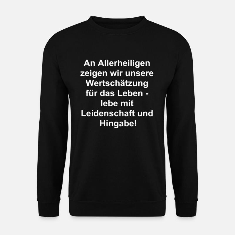 Geschenk der Dankbarkeit - Unisex Pullover - Schwarz
