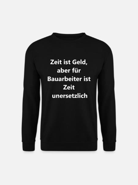Construction Worker Gift - Unisex Sweatshirt - black