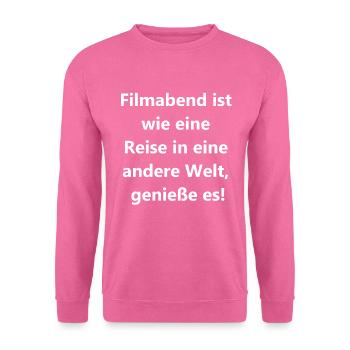 Cadeau cinéma - Sweat-shirt Unisexe - rose - Devant