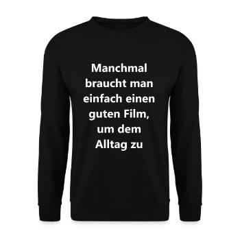 A gift for the soul - Unisex Sweatshirt - black - Front - Alina (178cm) & Michal (187cm)
