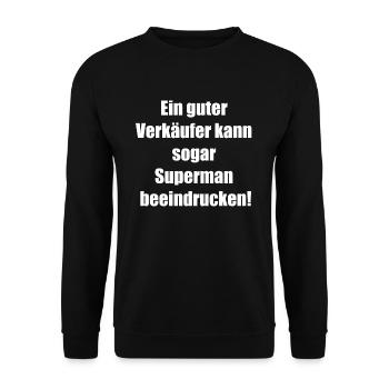 Le cadeau pour le meilleur vendeur du monde - Sweat-shirt Unisexe - noir - Devant - Alina (178cm) & Michal (187cm)