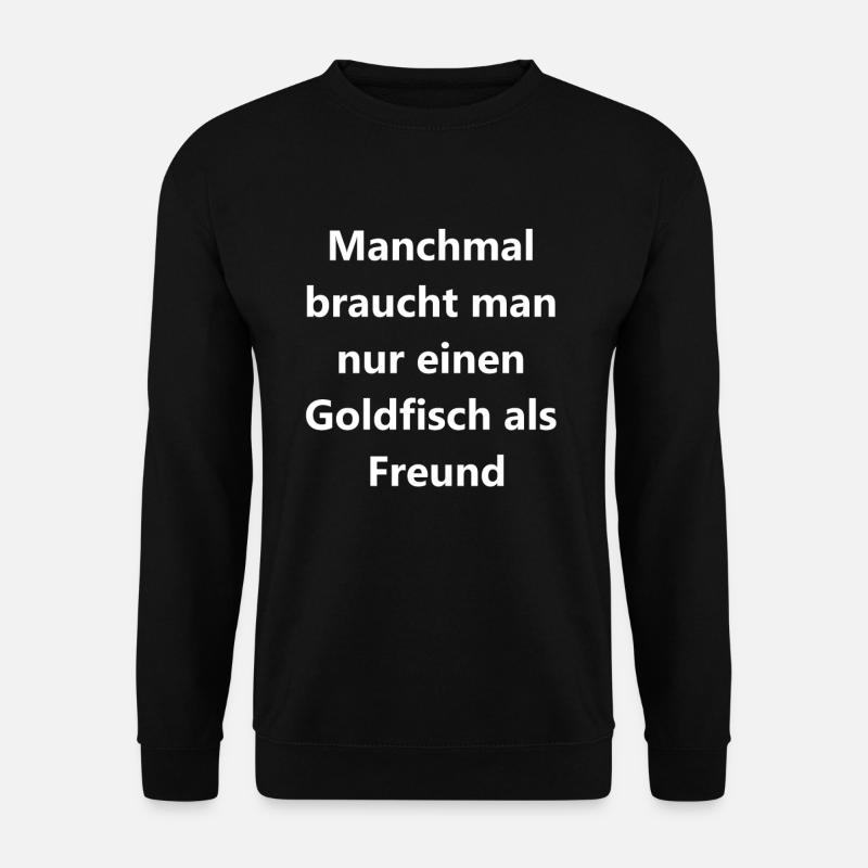 Goldiger Begleiter - Unisex Pullover - Schwarz
